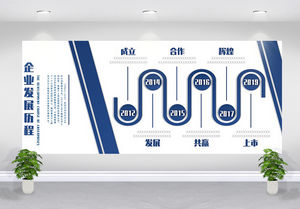 企业文化墙创意宣传栏