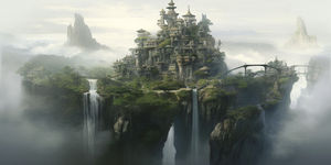 AI绘画作品单幅高清创意场景