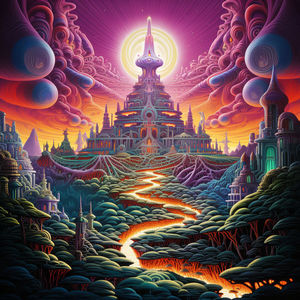 AI绘画作品单幅高清创意场景
