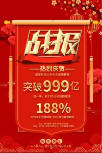 喜报战报海报-188