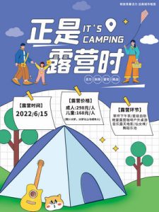 露营野营旅游出行夏令营海报-062