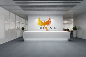 企业前台形象墙LOGO展示样机