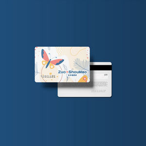 85x55 Plastic Credit Card Mockup