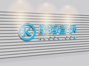 企业户外高楼LOGO墙样机