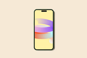 彩色手机壳屏幕贴图样机