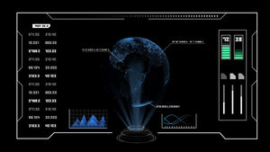 科幻酷炫未来科技HUD界面
