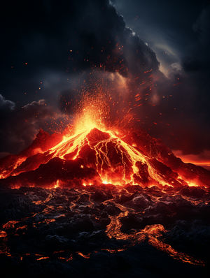 好可怕的火山