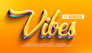 Vibes Text Style Effect
