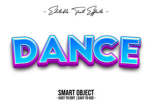 Dance-Text-Style-Effect