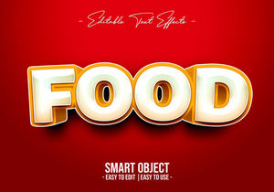 Food-Text-Style-Effect