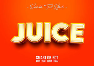 Juice-Text-Style-Effect