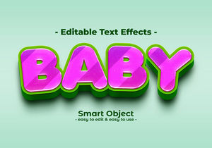 Baby-Text-Style-Effect