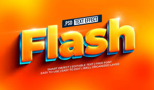 Flash Text Style Effect