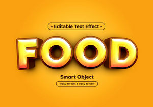 Food-Text-Style-Effect