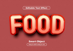 Food-Text-Style-Effect